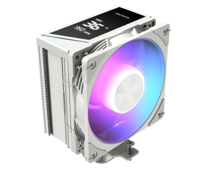 Chłodzenie procesora MODECOM Volcano 0C T202 LCD ARGB 120 White 120mm